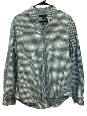 Tommy Hilfiger Green/Blue/White Check All-Day Shirt